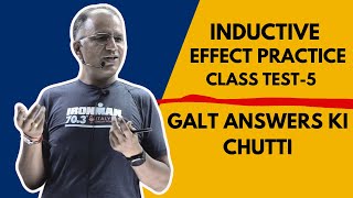 Inductive Effect  GOC   Test5  Organic Chemistry  MS Chouhan Sir [upl. by Arlyn]