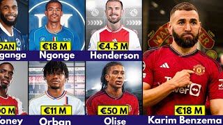 🚨 ALL CONFIRMED WINTER TRANSFER 204✅️ BENZEMA TO MANCHESTER UNITED🔥 HENDERSON Olise Drăgușin Ton [upl. by Dove]