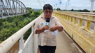 ATUALIZAÇÃO DO RIO JAGUARIBE NA PONTE DEMÓCRITO ROCHA IGUATU CE 31032024 [upl. by Orgell]