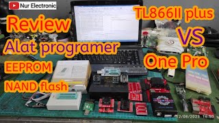 Review alat programer untuk EEPROMNAND flashNOR flasheMMC XGecu TL866II Plus VS GZut One Pro [upl. by Edgerton727]