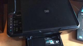 Help HP Deskjet F4480 display Paper icon while neither jam nor lacking paper [upl. by Oalsinatse907]