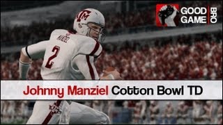 NCAA Football 14  Johnny Manziel Cotton Bowl TD [upl. by Omolhs753]