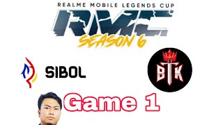 SIBOL vs BTK CLOSE GAME  Game 1  Kbreakdown [upl. by Dee845]