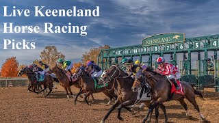 Live Keeneland Horse Racing Picks [upl. by Gnanmas509]