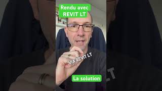 Rendu REVIT LT la solution à portée de main 🖐️ [upl. by Nnylsia]