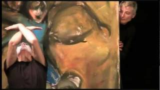 Peter Mim  live painting mime performance [upl. by Esinal]