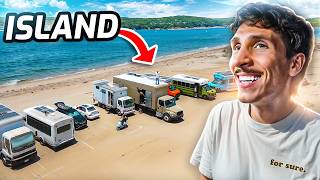 Creating A Vanlife Neighborhood On An Island [upl. by Ellynn]