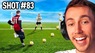 Miniminter Reacts To Behzinga Taking 100 Shots Vs Danny Aarons [upl. by Renat458]