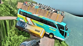 Bus Driver Encounters the Worlds Most DANGEROUS Road Eps014  Euro Truck Simulator 2  Dangerous [upl. by Hock616]