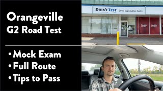 Orangeville G2 Road Test  Full Route amp Tips on How to Pass Your Driving Test [upl. by Fira]