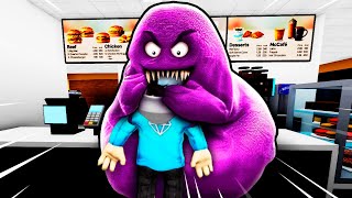 ESCAPA DE LA PRISIÓN DE GRIMACE  ROBLOX 😔 [upl. by Sutelc]