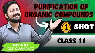 Purification of organic compounds in one shot  class 11 chemistry chapter 9  THE MARKER [upl. by Caruso]