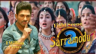 Sarrainodu 2  Fight scene  Hindi dubbed video  Life2Round  sarrainodu movie Scene Hindi dubbed [upl. by Alleen]