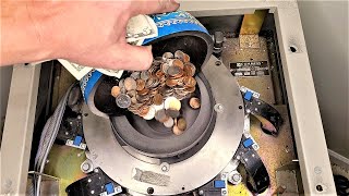 Counting 25 Gallons of Coins at 10000 Coins per min  The Amazing Jetsort Coin Sorter How it Works [upl. by Kingdon]