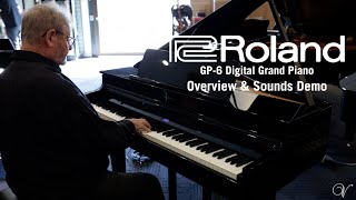 Roland GP6 Digital Grand Piano Overview  Vivace Music [upl. by Pozzy]