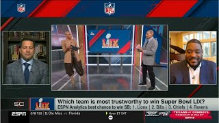 ESPN breaks down the best chances to win the Super Bowl LIX 1 Lions 2 Bills 3 Chiefs 4 Ravens [upl. by Aidnyl]