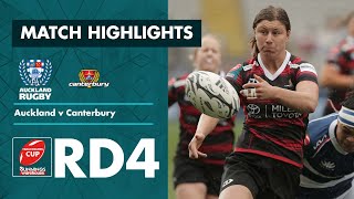 RD 4 HIGHLIGHTS  Auckland v Canterbury Farah Palmer Cup 2021 [upl. by Ettezus73]