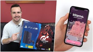 Technik mit der KlarnaApp auf Rechnung zahlen amp PlayStation 4 Pro Verlosung  SwagTab [upl. by Aihsena]