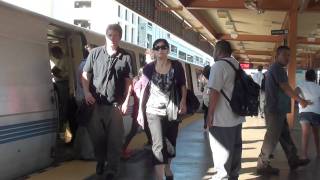 PittsburgBay Point Train Arriving at Pleasant HillContra Costa Centre BART HD [upl. by Wadlinger]