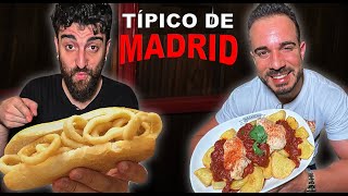 Pruebo las TAPAS MÁS TIPICAS de Madrid con cenandoconpablo 🔝 [upl. by Sirenay]