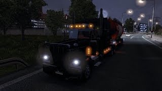 ETS 2 1913s  Peterbilt 389 v30 modified  Night  Обзор ночью [upl. by Tisbe]