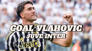 Goal Vlahovic in JUVENTUS INTER [upl. by Catie]