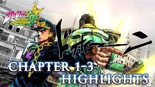 JoJos Bizarre Adventure All Star Battle  PS3  First Trailer  Part 1 2 amp 3 [upl. by Reppiks]