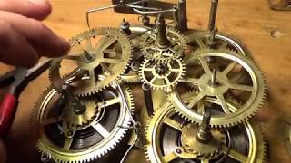 Antique Seth Thomas Overhaul  Part 10  Movement Reassembly [upl. by Eiralih]