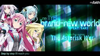 quotBrandnew Worldquot English Cover  The Asterisk War OP feat Saki [upl. by Nicola685]