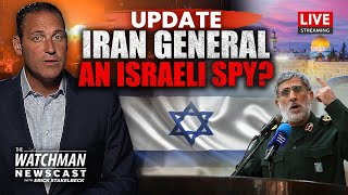 Top Iranian General a SPY for Israel MASSIVE Israeli Airstrike in Beirut  Watchman Newscast LIVE [upl. by Atsylac]