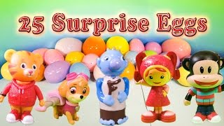 Opening Paw Patrol and Team Umizoomi Toy and Surprise Eggs [upl. by Neeleuqcaj514]