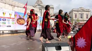 Kauda DanceNepal FestivalsBelgium 2016 [upl. by Ahseret]