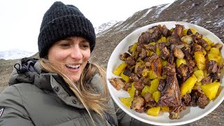 KYRGYZSTAN FOOD Tour 🇰🇬 Asias Nomadic Food HEAVEN Beshbarmak in SOVIET Ghost Town [upl. by Cornel]