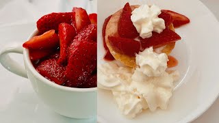 An Easy Classic Strawberry Shortcake Recipe [upl. by Nawj181]