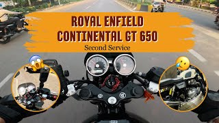 Second Service  Royal Enfield Continental GT 650  Rajat Dhamija  Muscle with Machine [upl. by Maillil2]