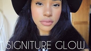 How to  My Signature Glowy Makeup with Neutral Lips [upl. by Annawaj]