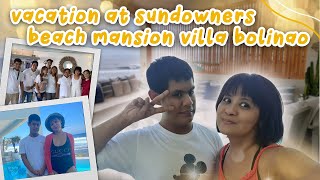 VACATION AT SUNDOWNERS BEACH MANSION VILLA BOLINAO  CANDY AND QUENTIN  OUR SPECIAL LOVE [upl. by Alisia]