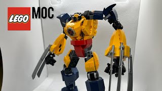 LEGO 76202 Super Heros Mech Wolverin moc UPGRADE [upl. by Mandell975]