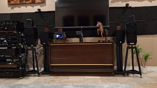 Wide soundstage rich sound from Buchardt speakers and aperion super tweeter [upl. by Lahey]