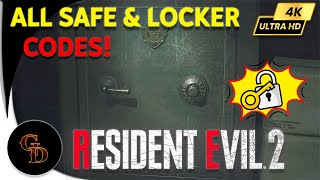 West Office Safe Combination Location Resident Evil 2 Remake [upl. by Eki]