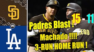 Machado 3Run Home Run in 9th innings [upl. by Romine646]