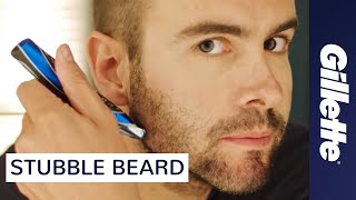 Beard Trimming How to Maintain Scruff and Stubble  Gillette STYLER [upl. by Atnahc]