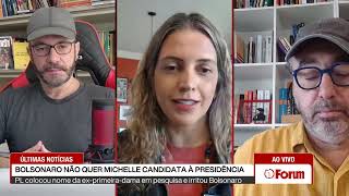 O que diz Bolsonaro sobre Michelle como candidata a presidente em pesquisa do PL [upl. by Cartan]