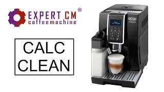 Чистка от накипи кофемашины DeLonghi Dinamica ECAM 35035 [upl. by Nywroc]