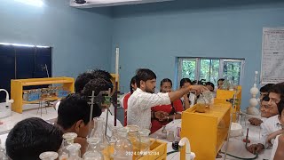 Sulphuric Acid React With Barium Chloride in chemistry lab [upl. by Kavanaugh]