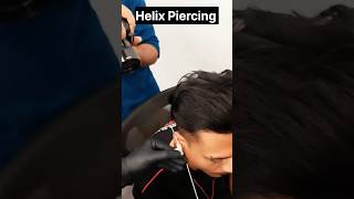 Helix Piercing piercing helix shorts youtubeshorts shortsvideo trending vairal short [upl. by Serle728]