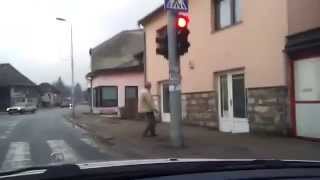 Drunk man walking on street [upl. by Mersey]