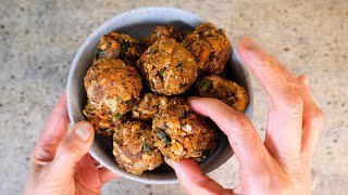 Veggie balls for keto snacks  Keto vegan and gluten free [upl. by Lovett]