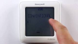 Honeywell Home T6 Pro ZWave – Setup [upl. by Nicolis]