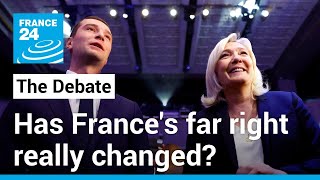 Has Frances far right really changed National Rally revises past positions • FRANCE 24 English [upl. by Attekahs]